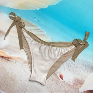 New 2018 Handmade  Bottom Bikini Golden Gold